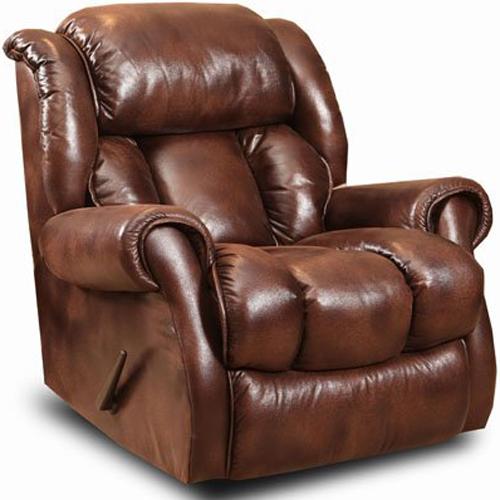 HomeStretch Cody Casual Rocker Recliner with Channel Back Adcock